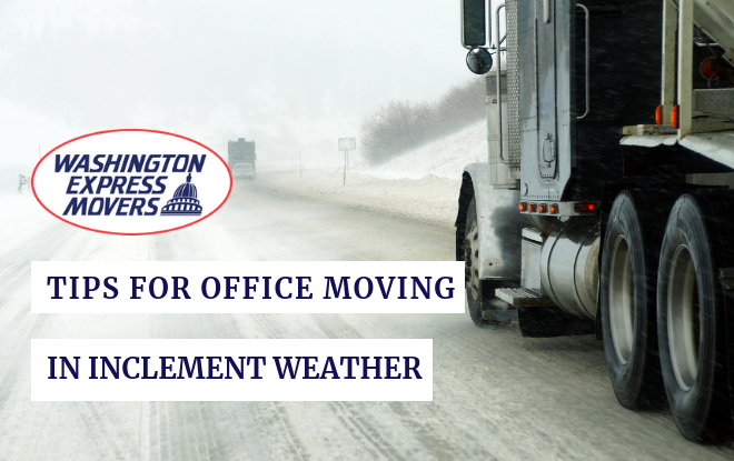 Tips for Office Moving in Inclement Weather  